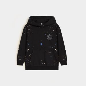 All-Over Paint Print Hoodie