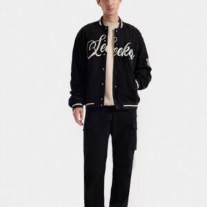 Varsity Suede Jacket