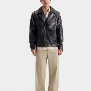 Faux Leather Biker Jacket