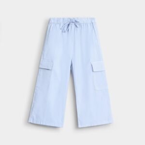 Wide Leg Cargo Trousers