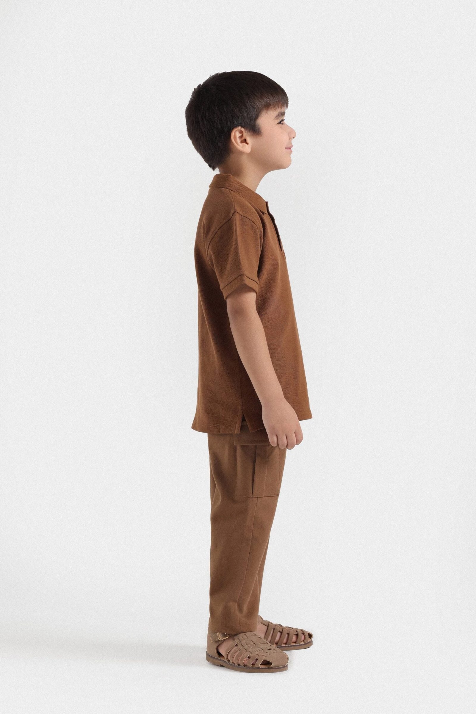 Basic Knitted Cargo Trousers - Image 5