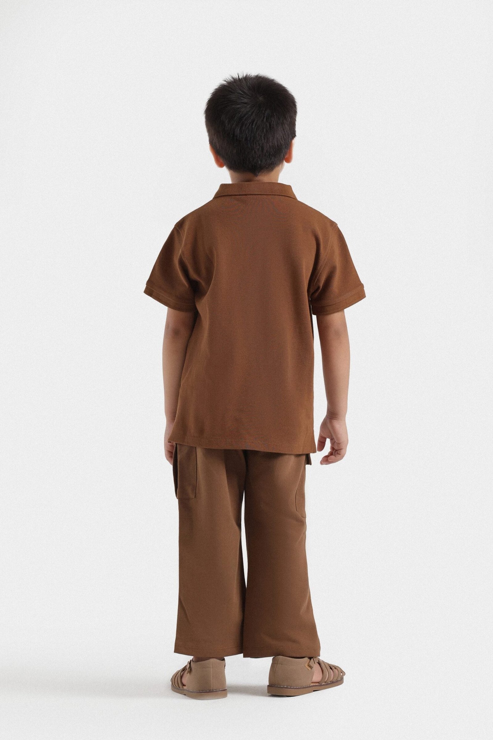 Basic Knitted Cargo Trousers - Image 6