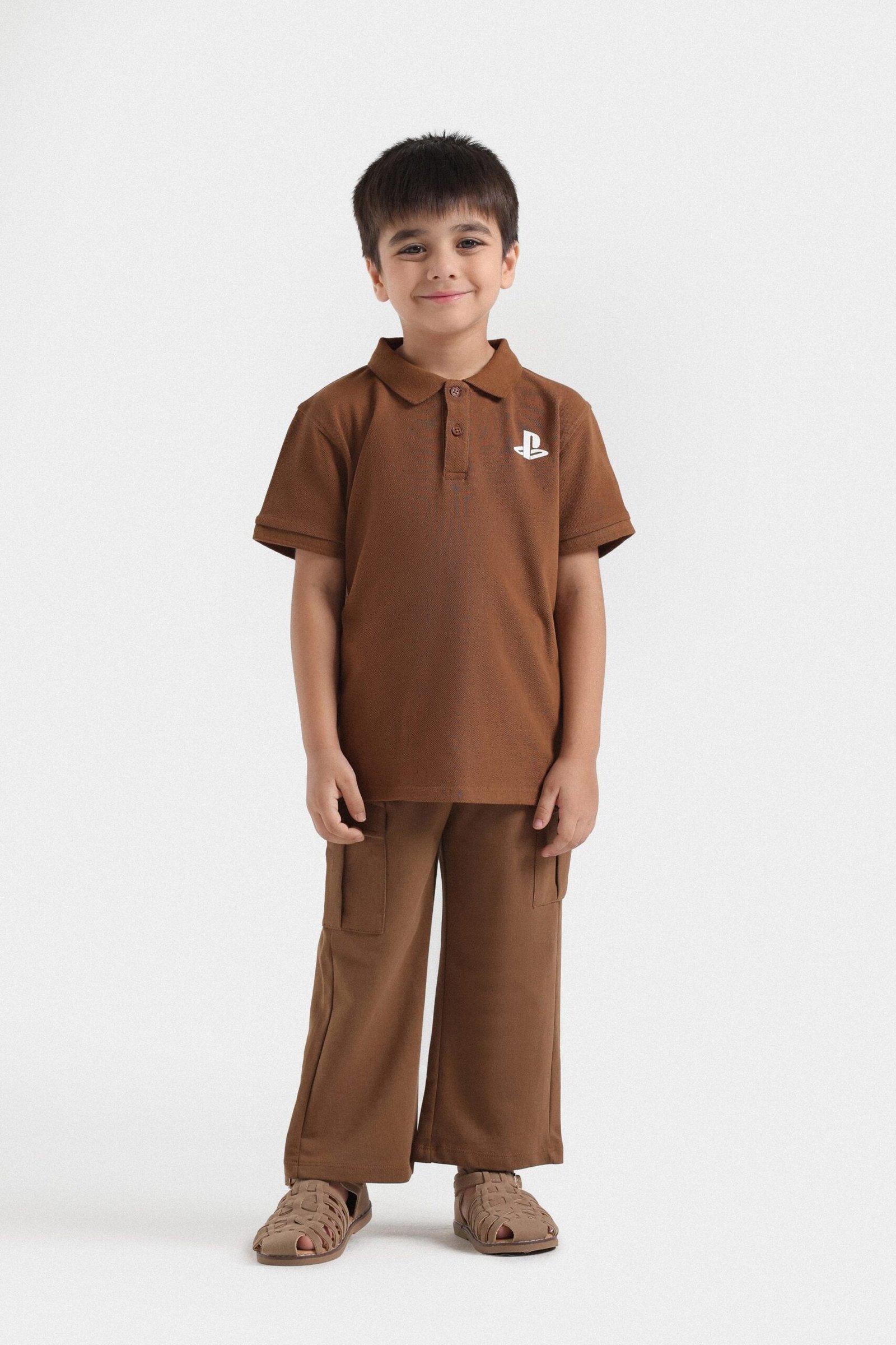 Basic Knitted Cargo Trousers - Image 4