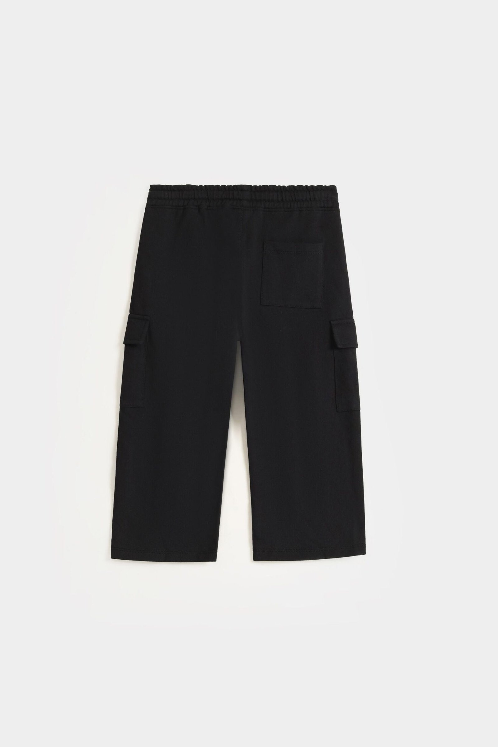 Basic Knitted Cargo Trousers - Image 9