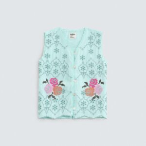 Cropped Embroidered Blouse