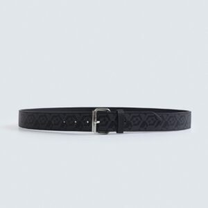 Printed Faux Leather Belt