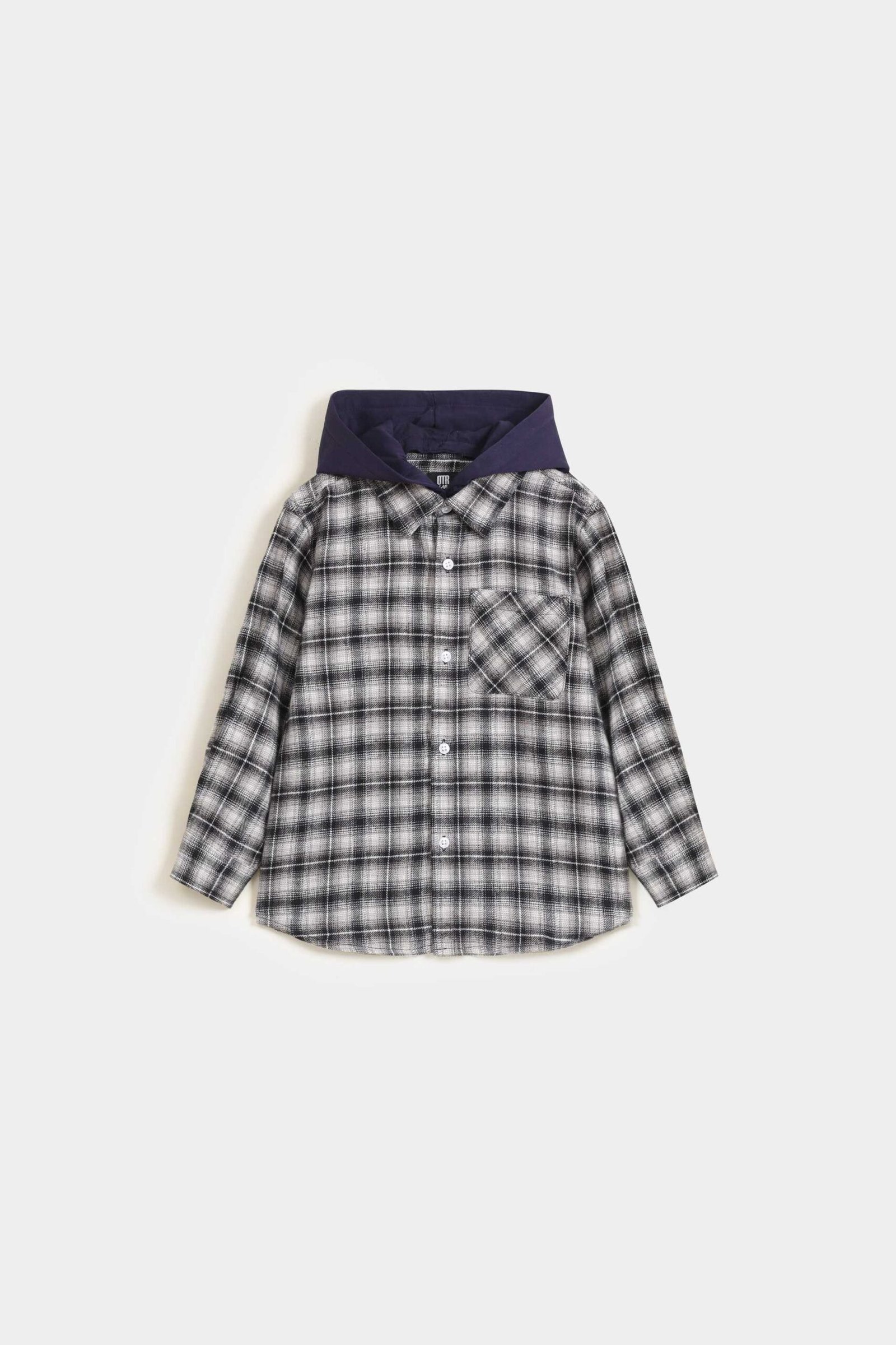 Checkered Shirt With Hood - Image 7