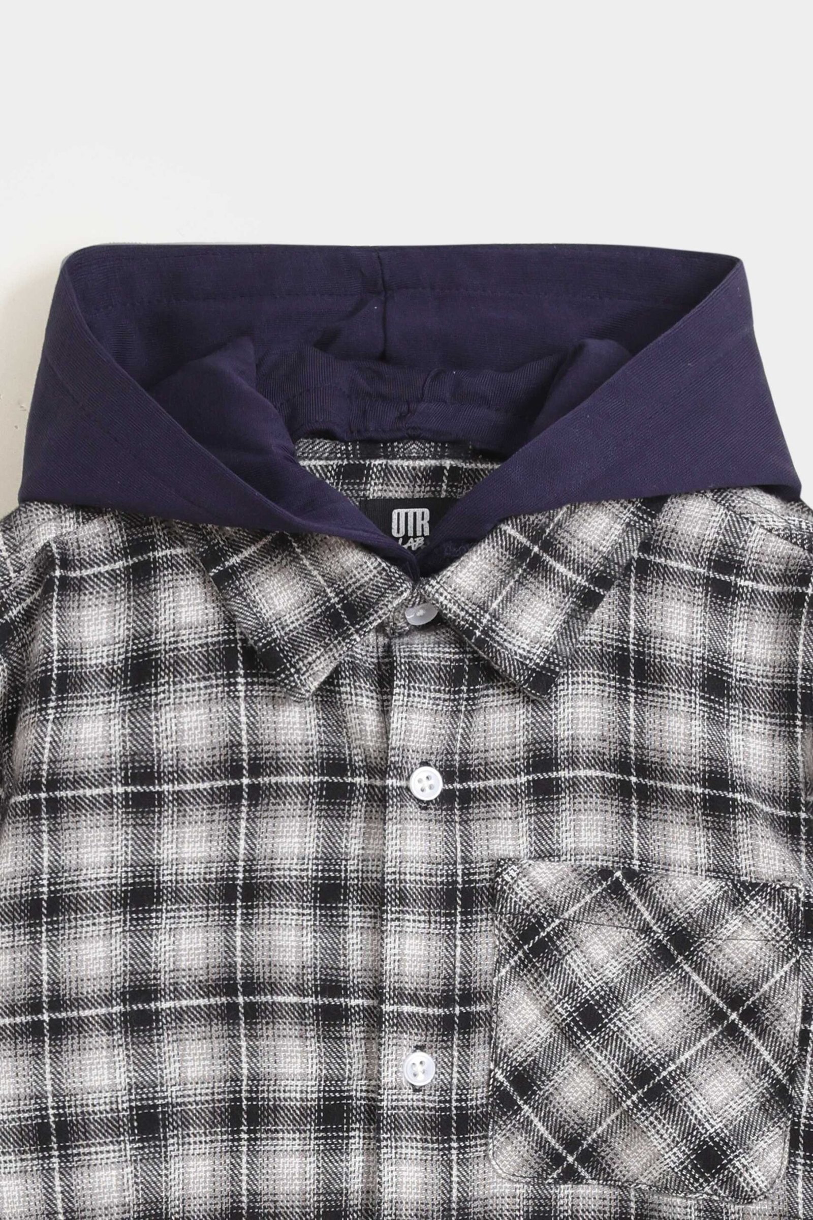Checkered Shirt With Hood - Image 8