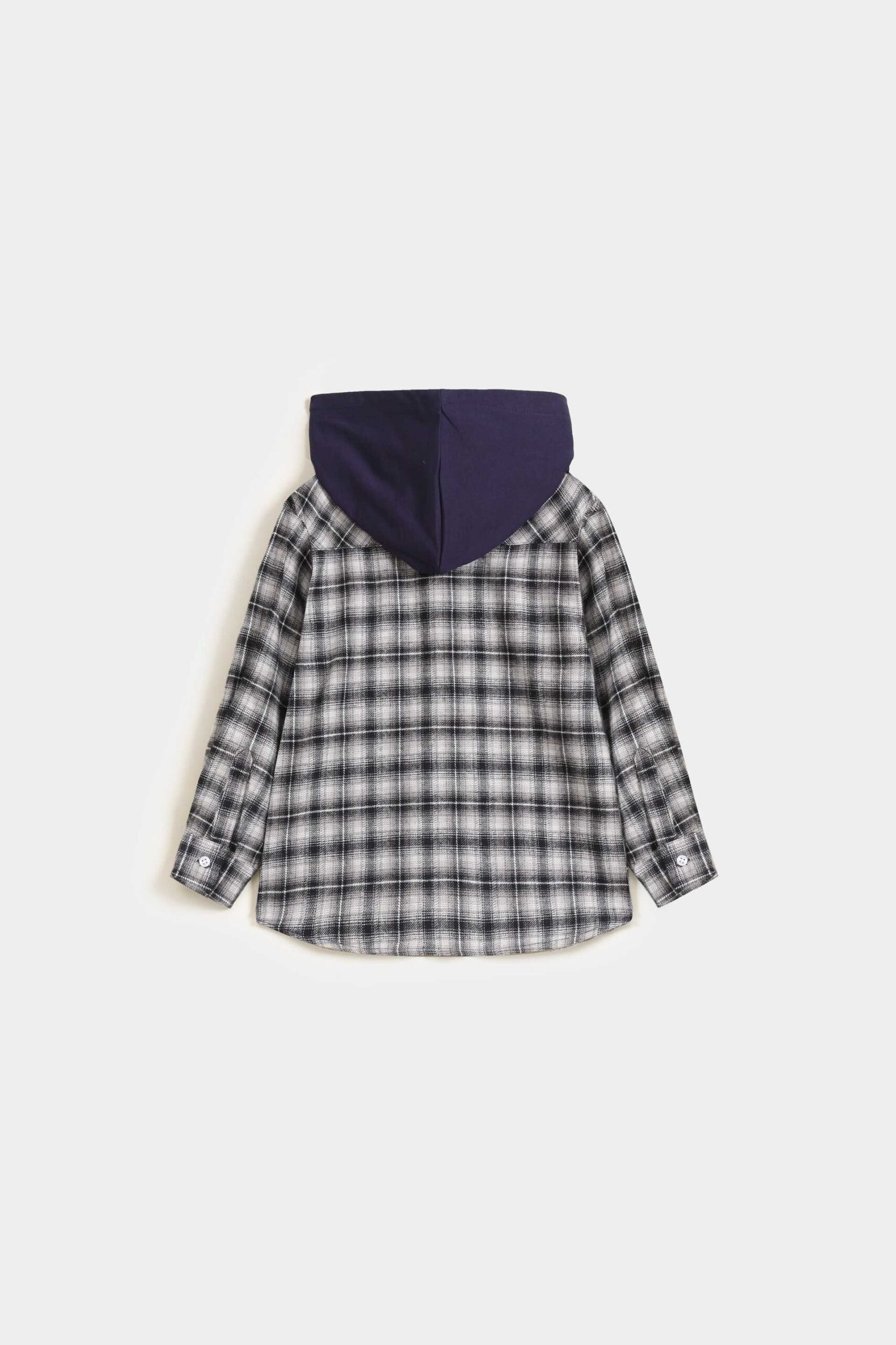 Checkered Shirt With Hood - Image 9