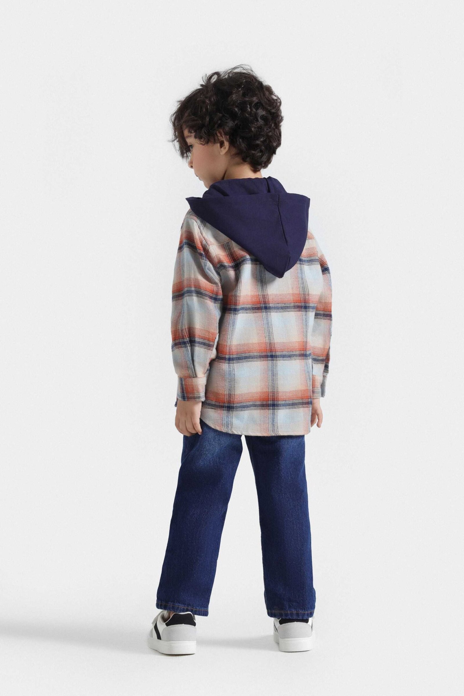 Checkered Shirt With Hood - Image 6