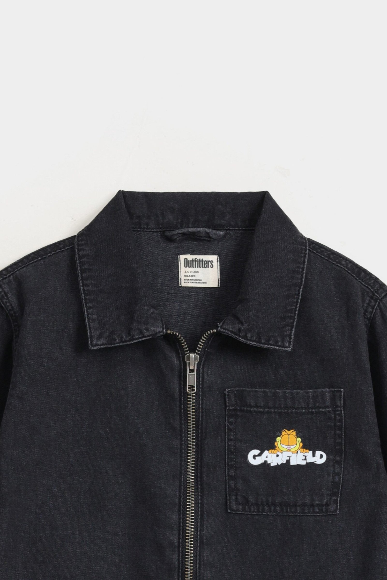 Denim Zipper Shacket - Image 2