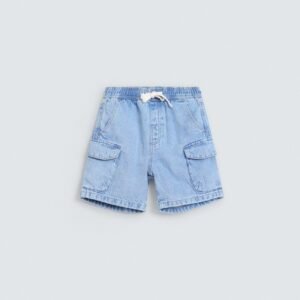 Denim Cargo Shorts