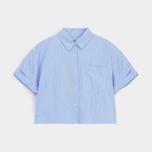 Cropped Striped Shirt