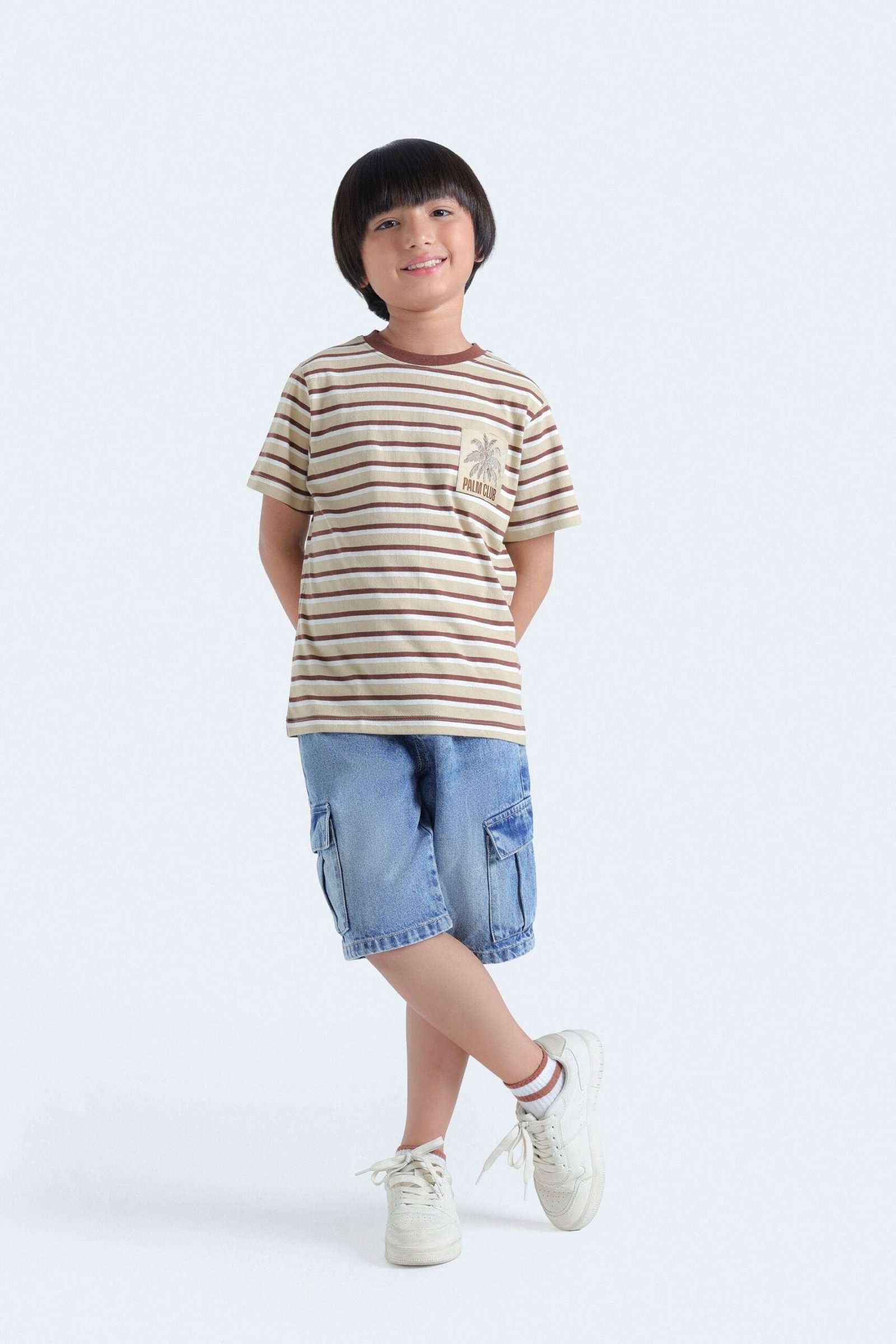 Denim Cargo Shorts - Image 4