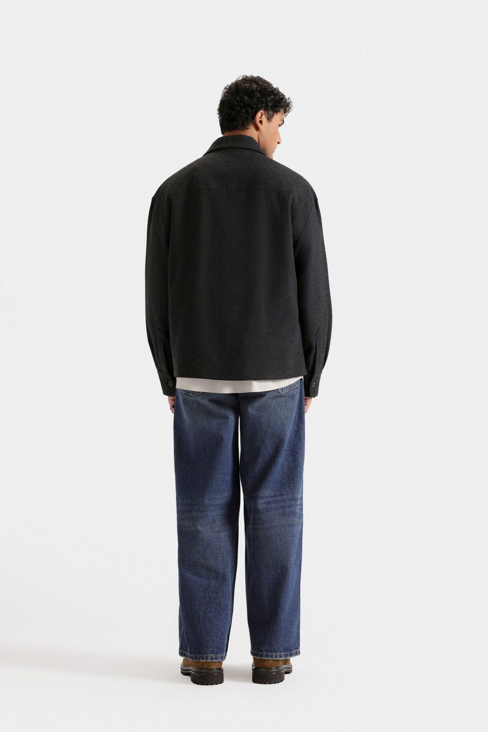 Notched Collar Blazer - Image 4