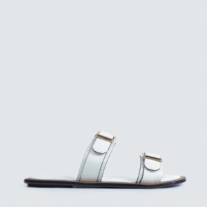 Double Buckle Strap Flats