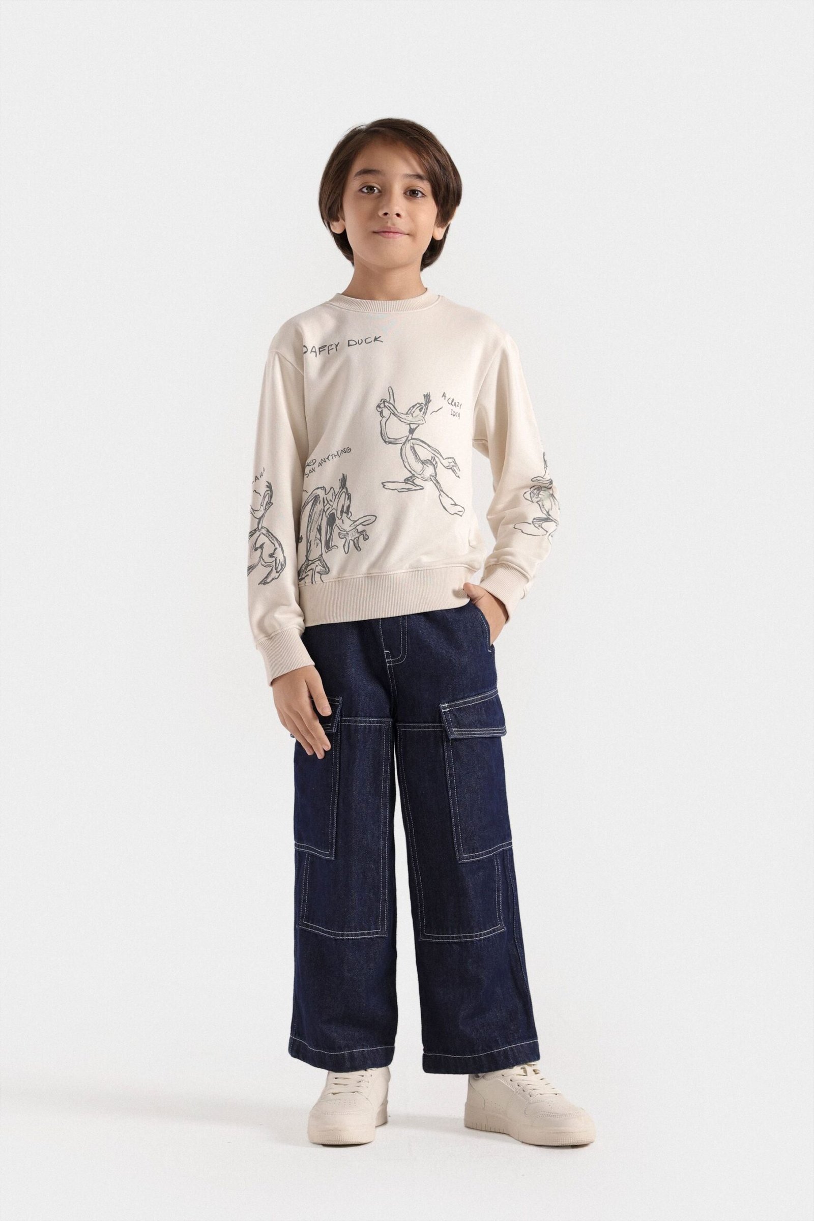 Character Print Sweatshirt - Image 4