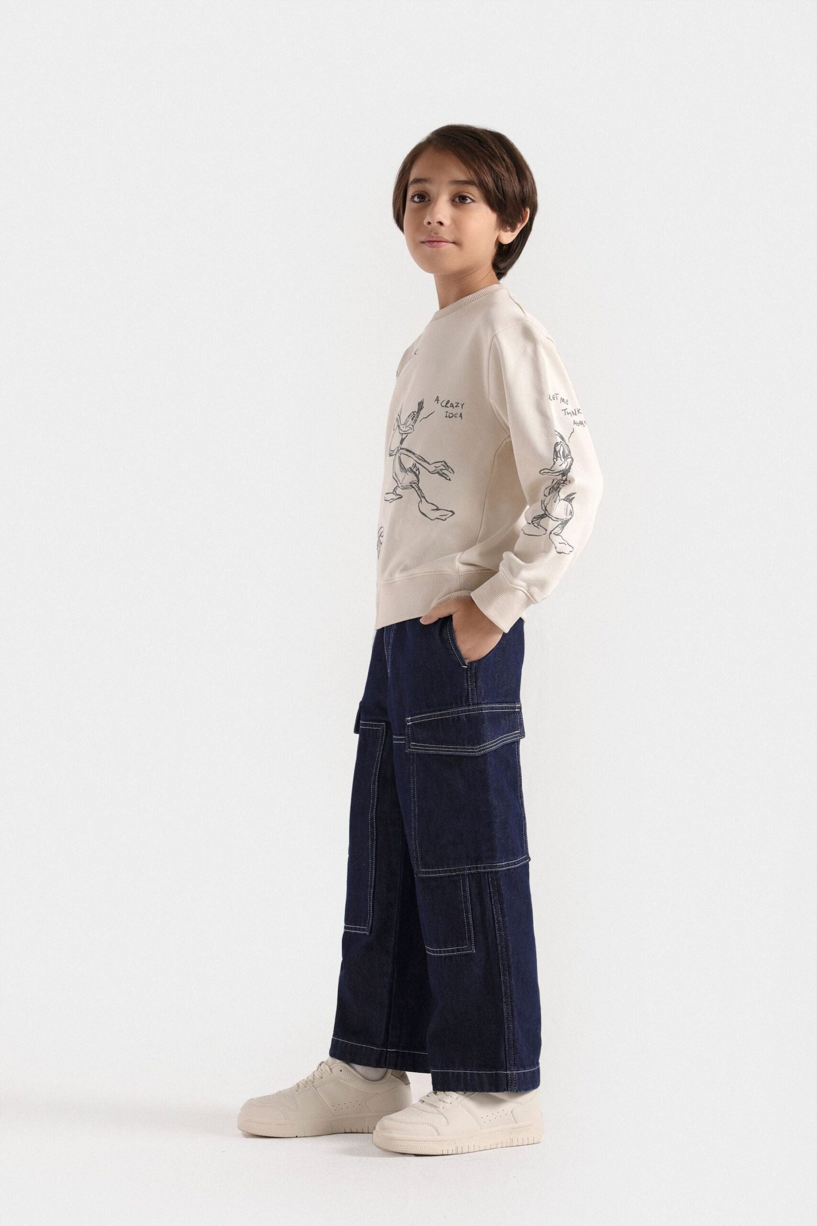 Character Print Sweatshirt - Image 5