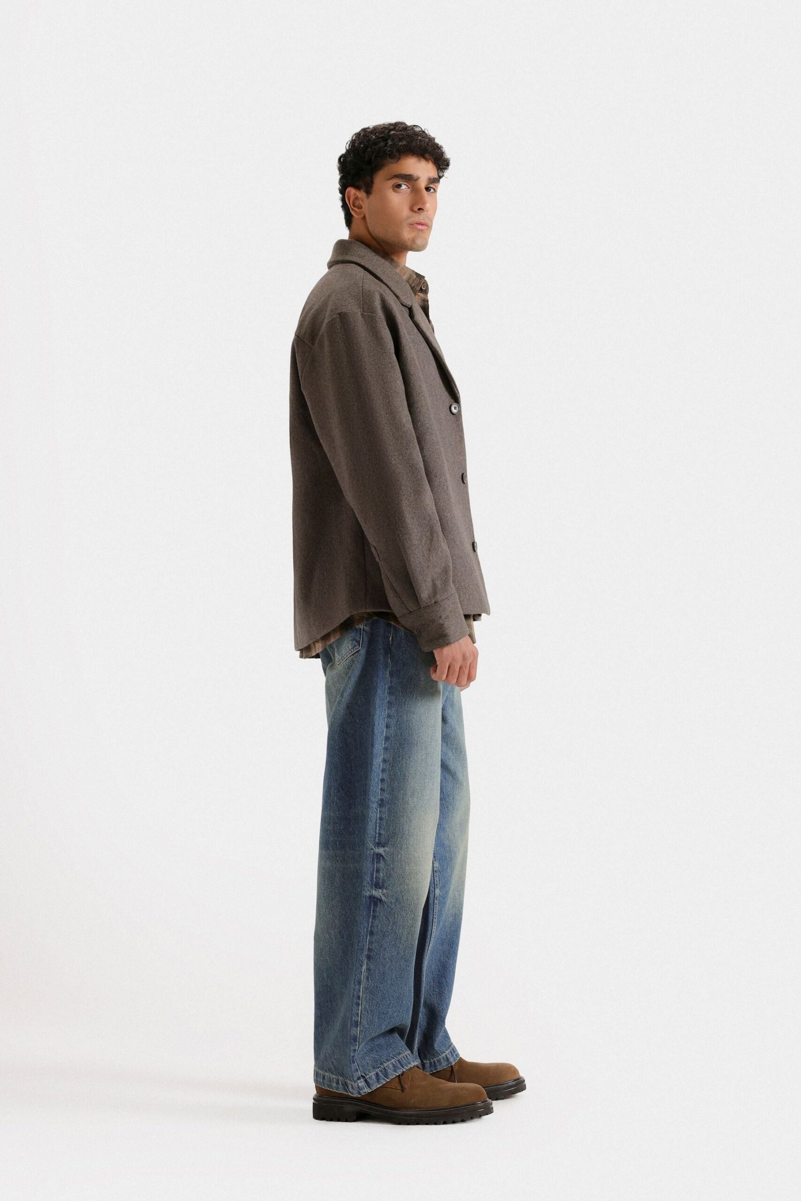 Notched Collar Blazer - Image 3