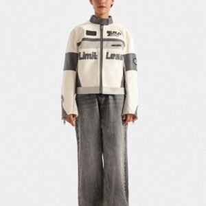 Faux Leather Biker Jacket