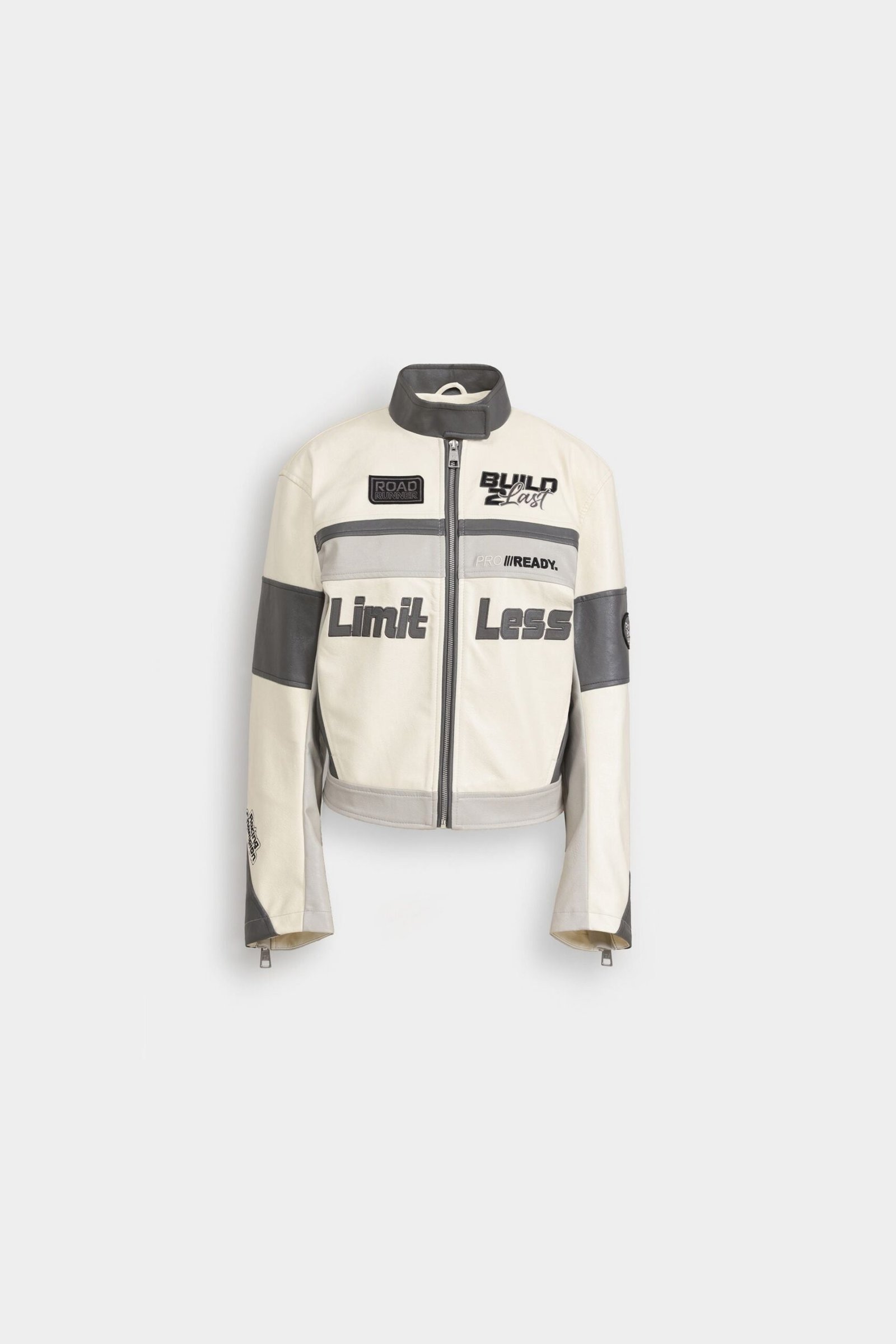 Faux Leather Biker Jacket - Image 6