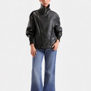 Faux Leather Biker Jacket