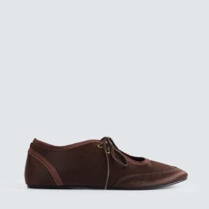 Lace-Up Ballet Flats