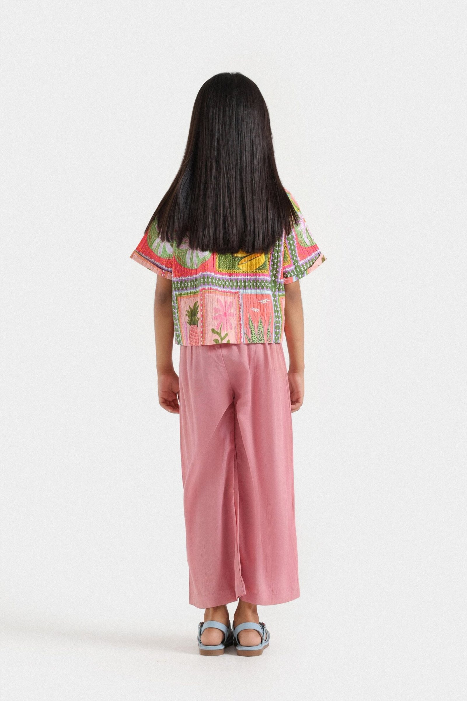 Cropped Printed Shirt - Image 6