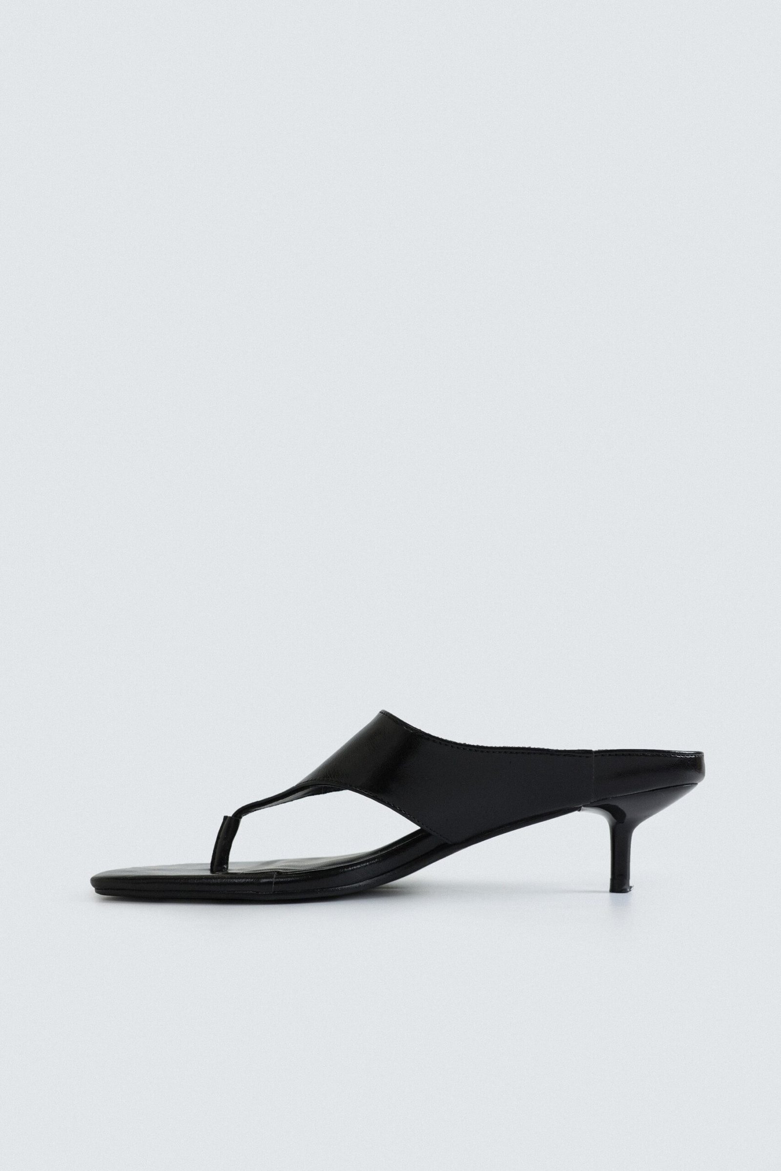Leather Kitten Heels - Image 4