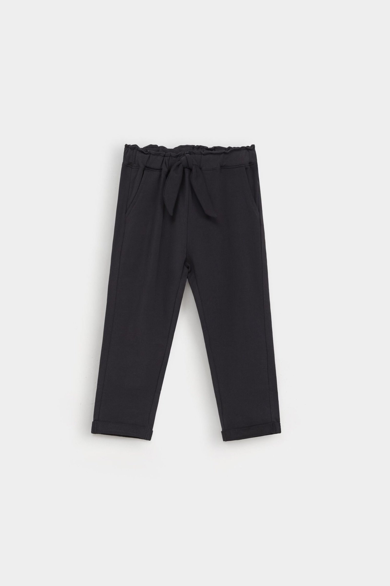 Basic Trousers With Bow-Tie