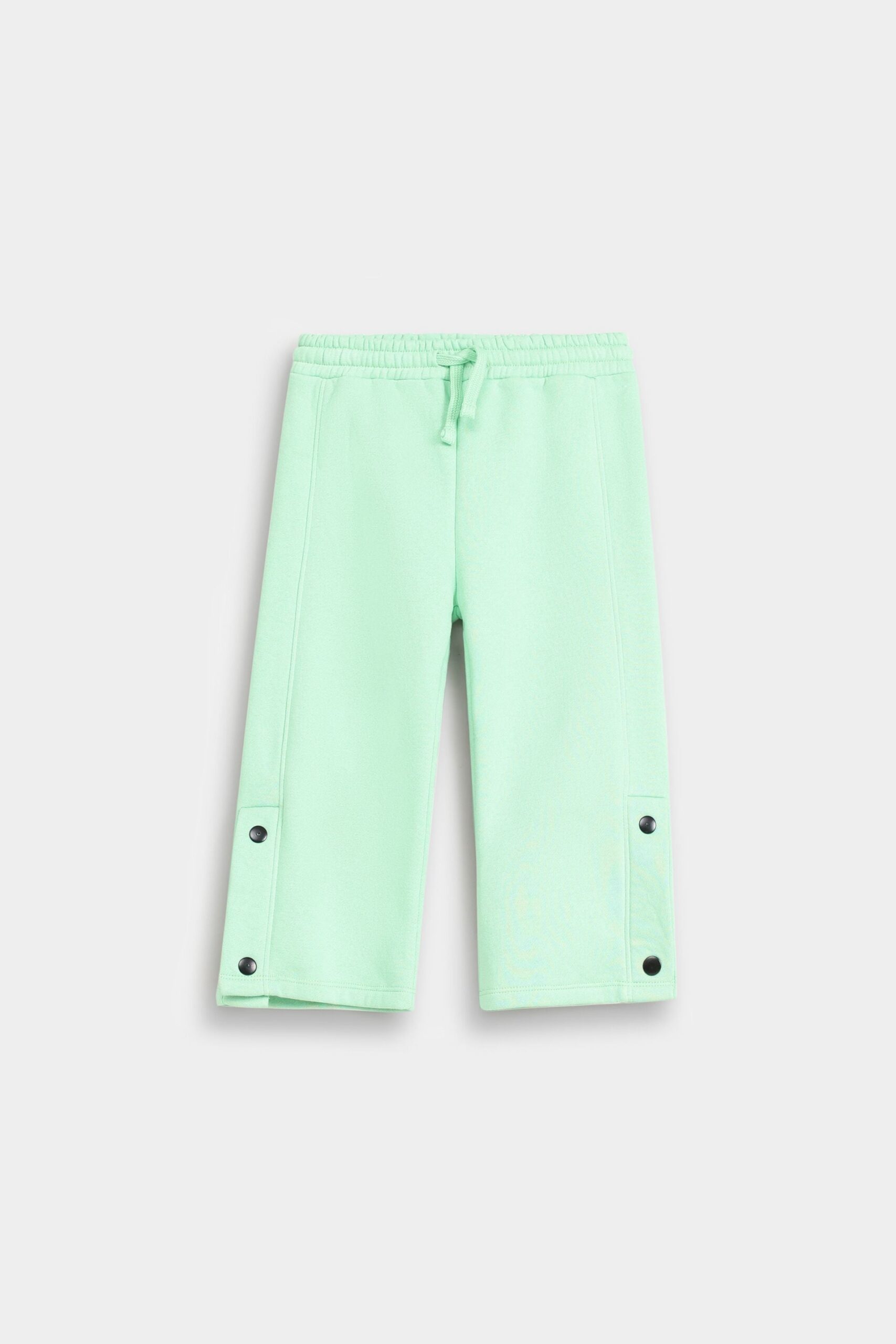Wide Leg Trouser With Buttons Detail