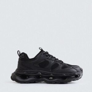 Multi-Piece Mesh Sneakers