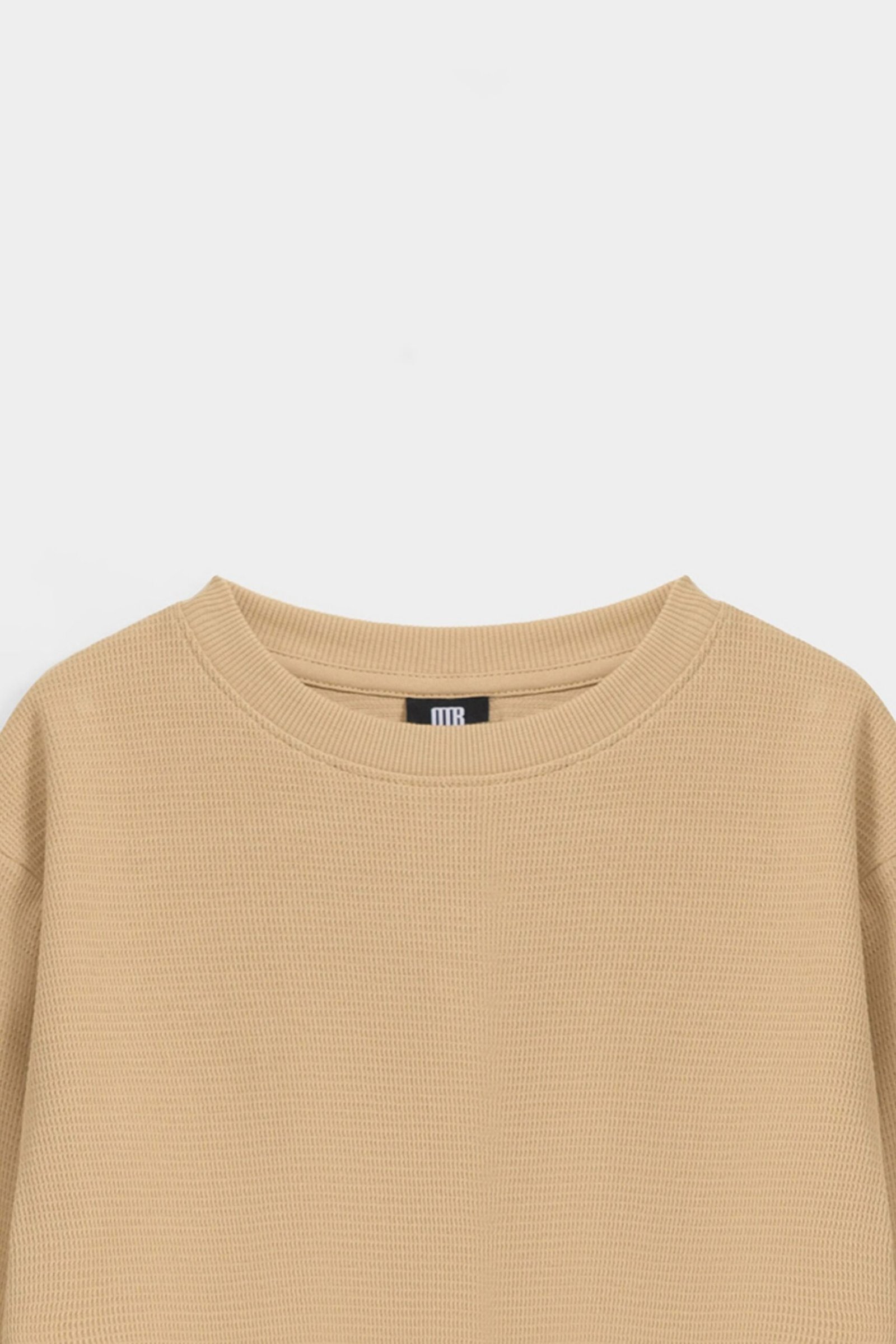 Basic Textured Sweatshirt - Image 7