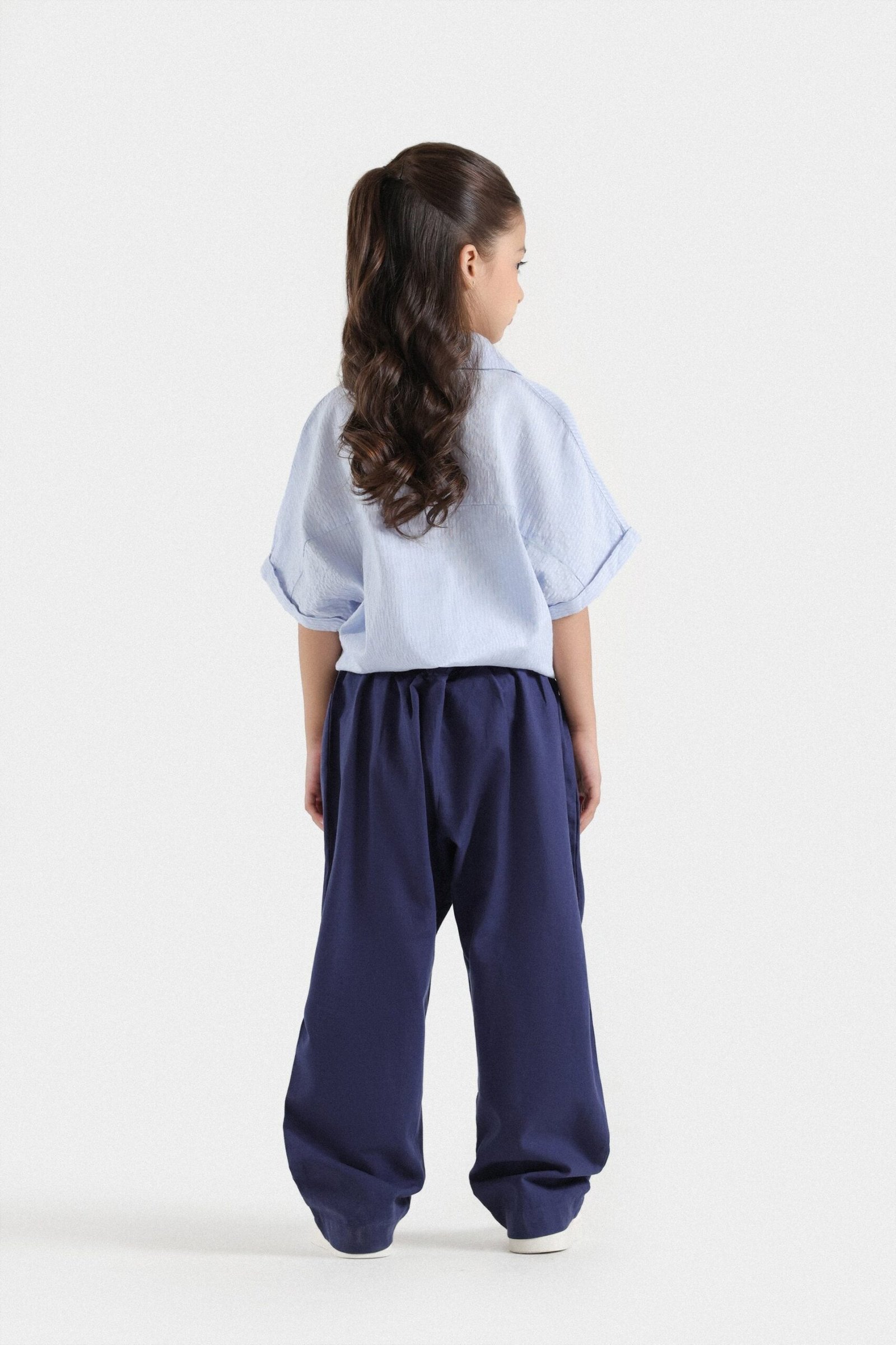 Cropped Striped Blouse - Image 6