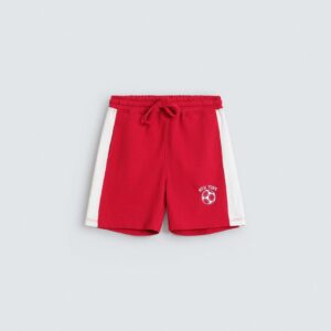 Color Block Knit Shorts