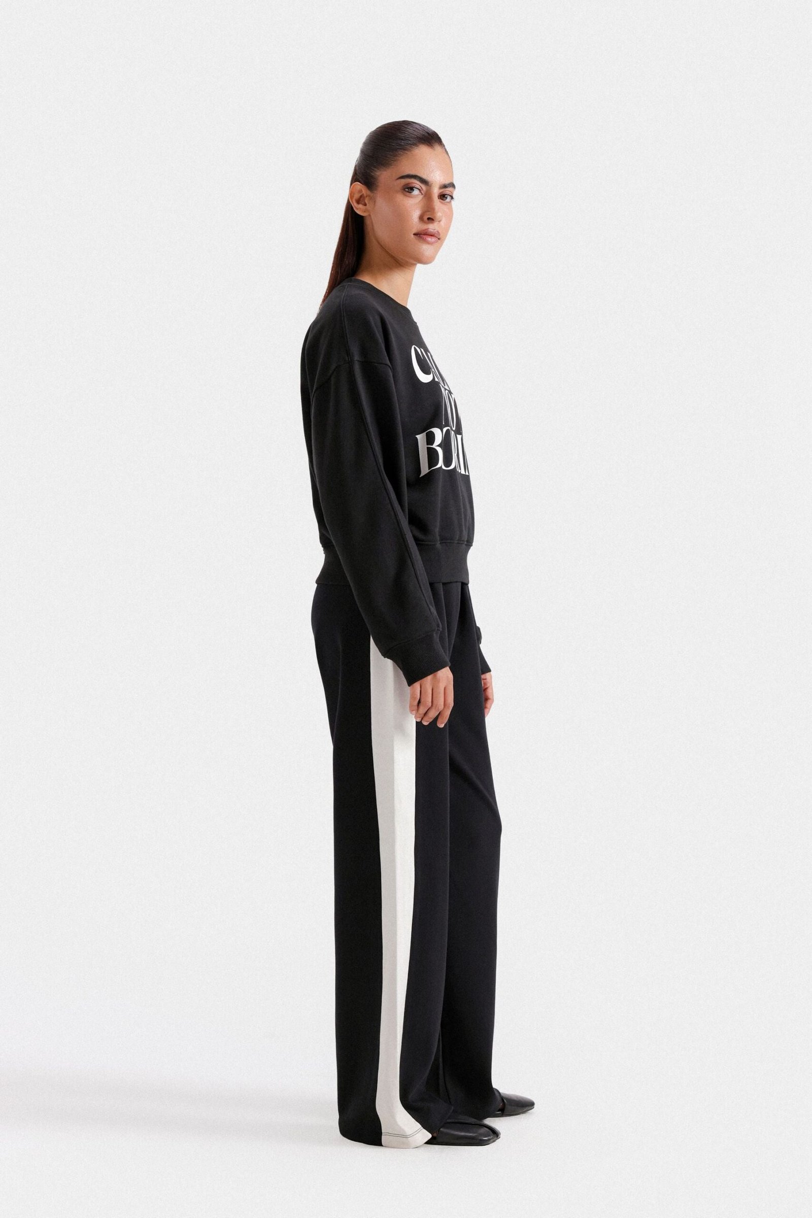 Slogan Print Sweatshirt - Image 3