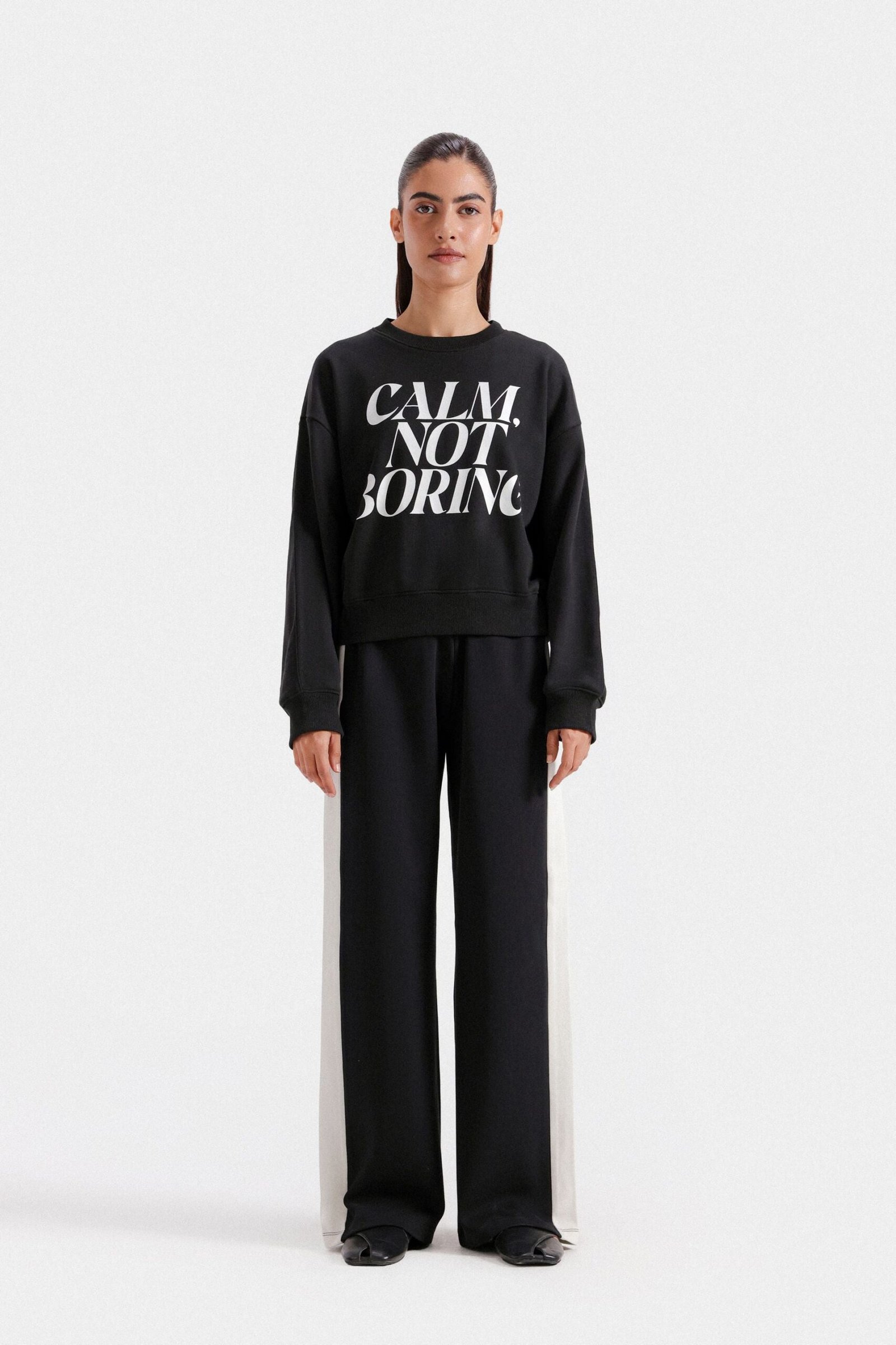 Slogan Print Sweatshirt