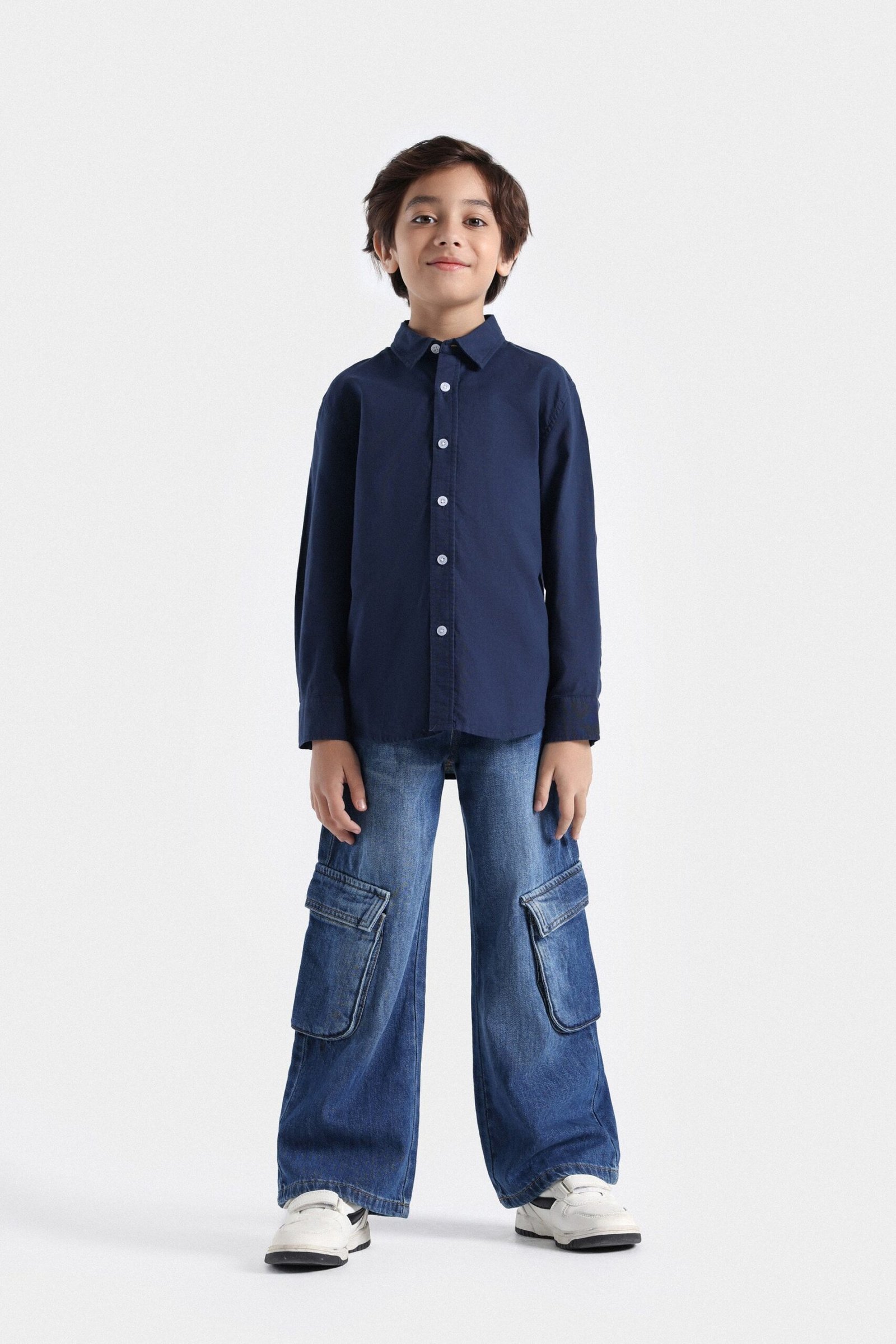 Basic Oxford Textured Shirt - Image 7