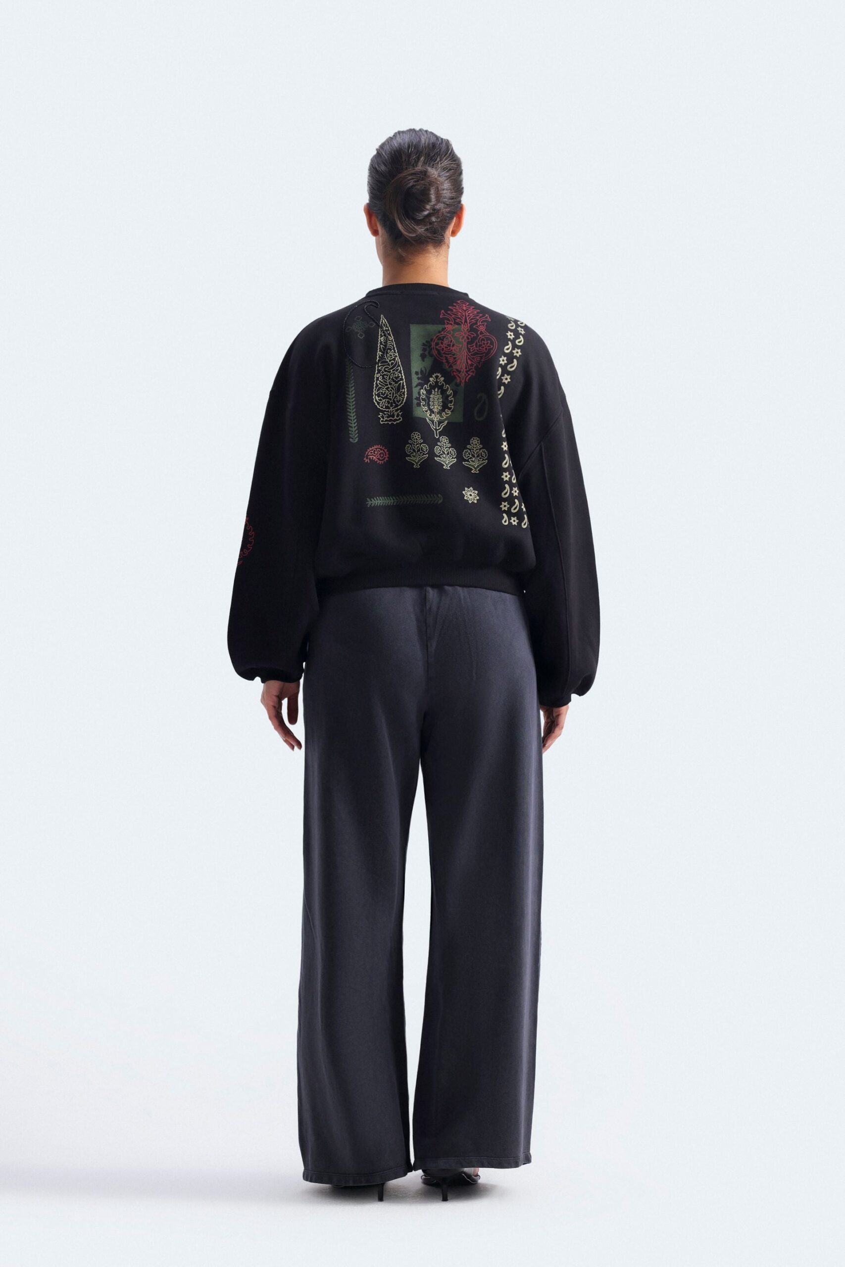 Embellished Block Print Sweatshirt - Image 4