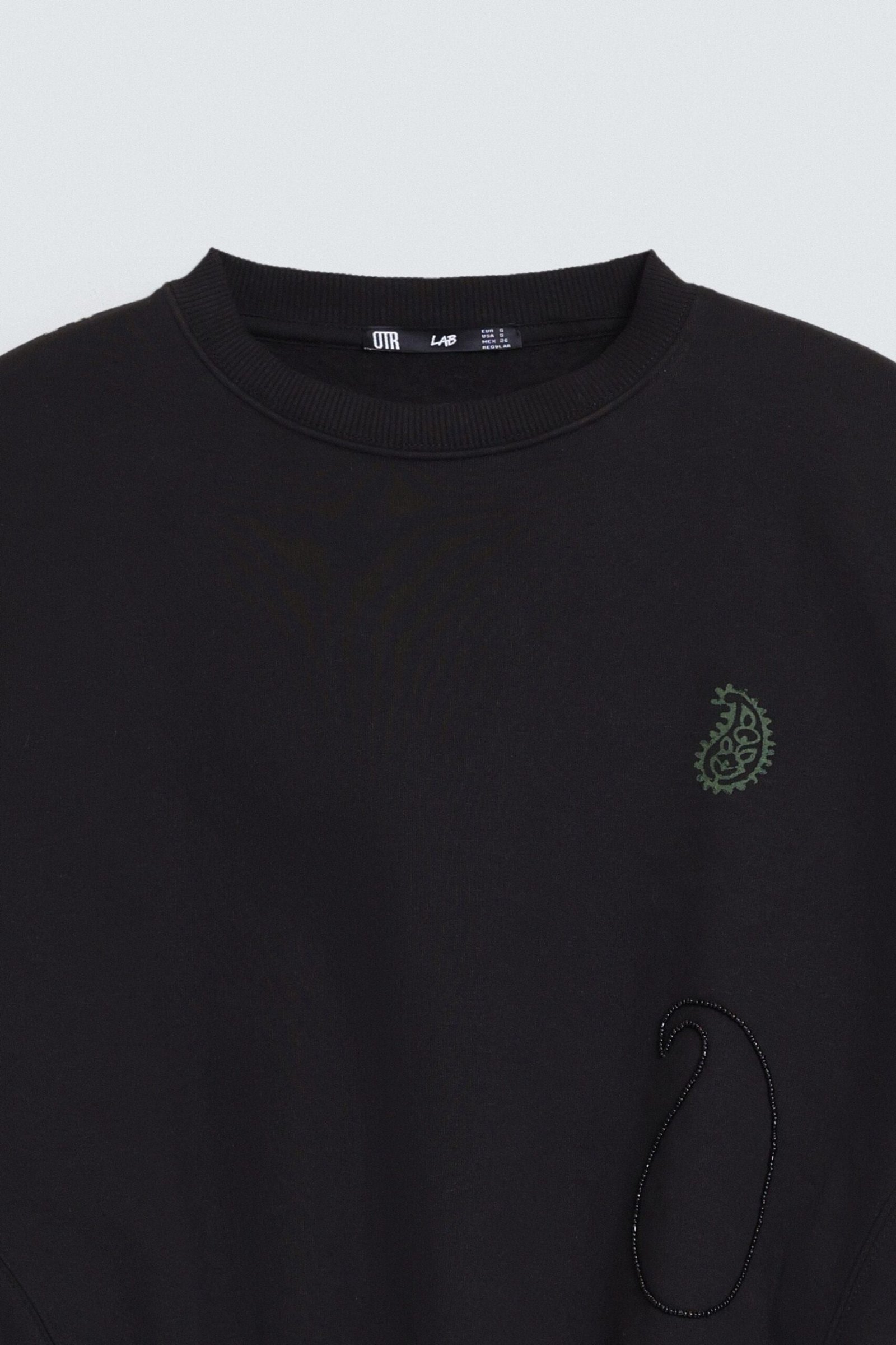 Embellished Block Print Sweatshirt - Image 7