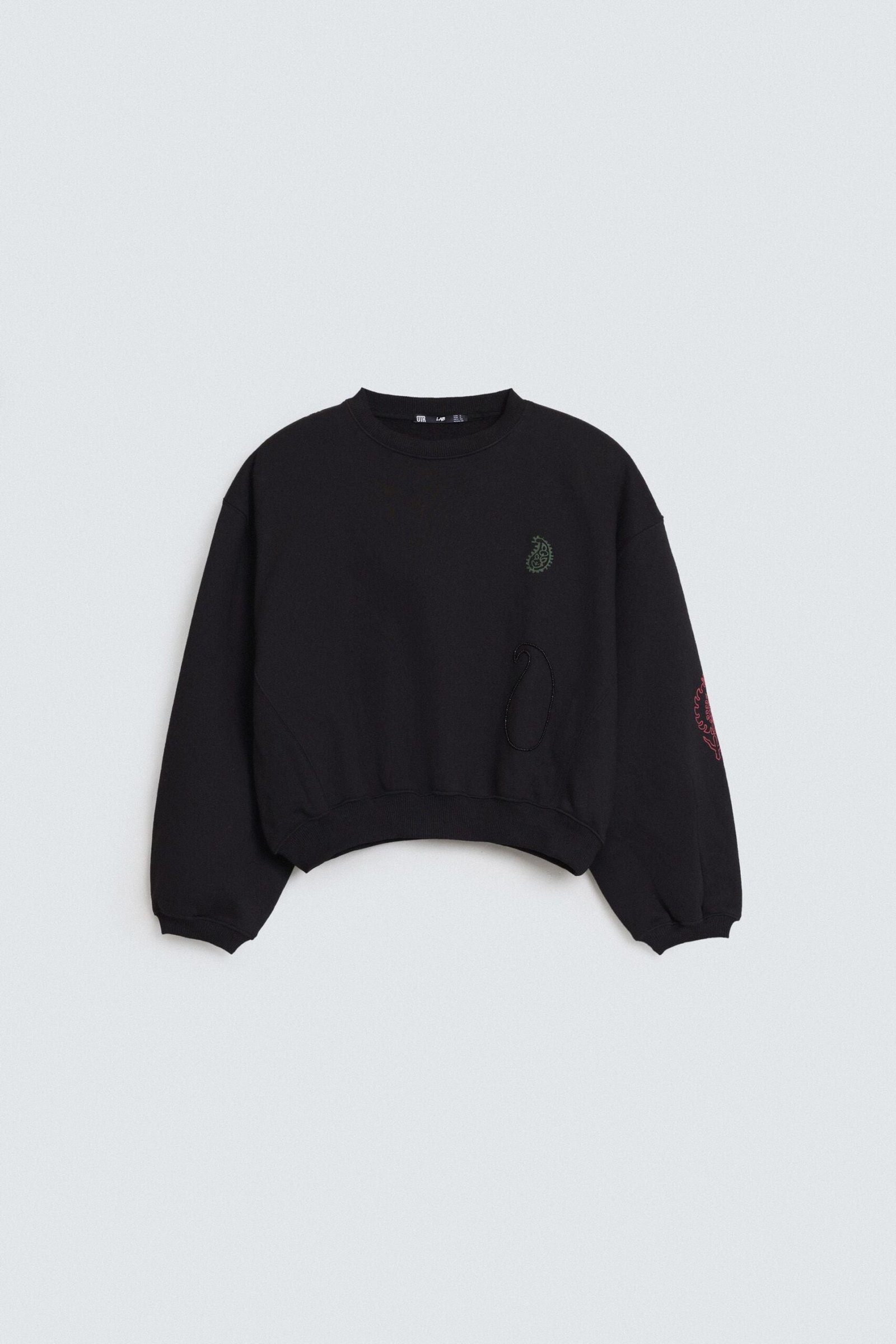 Embellished Block Print Sweatshirt - Image 6