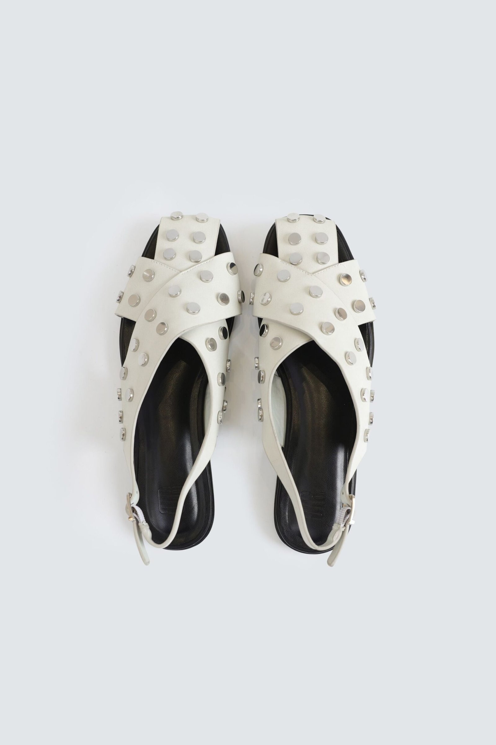 Criss-Cross Studded Mules - Image 2