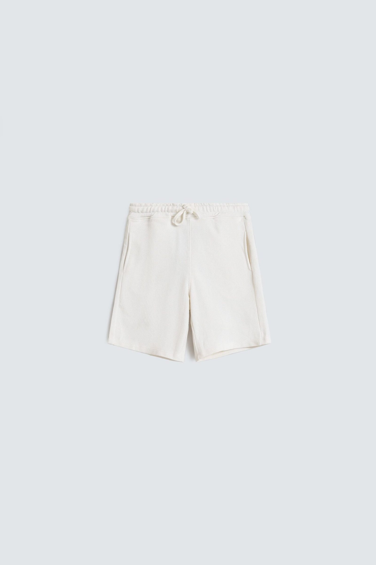 Textured Knit Shorts
