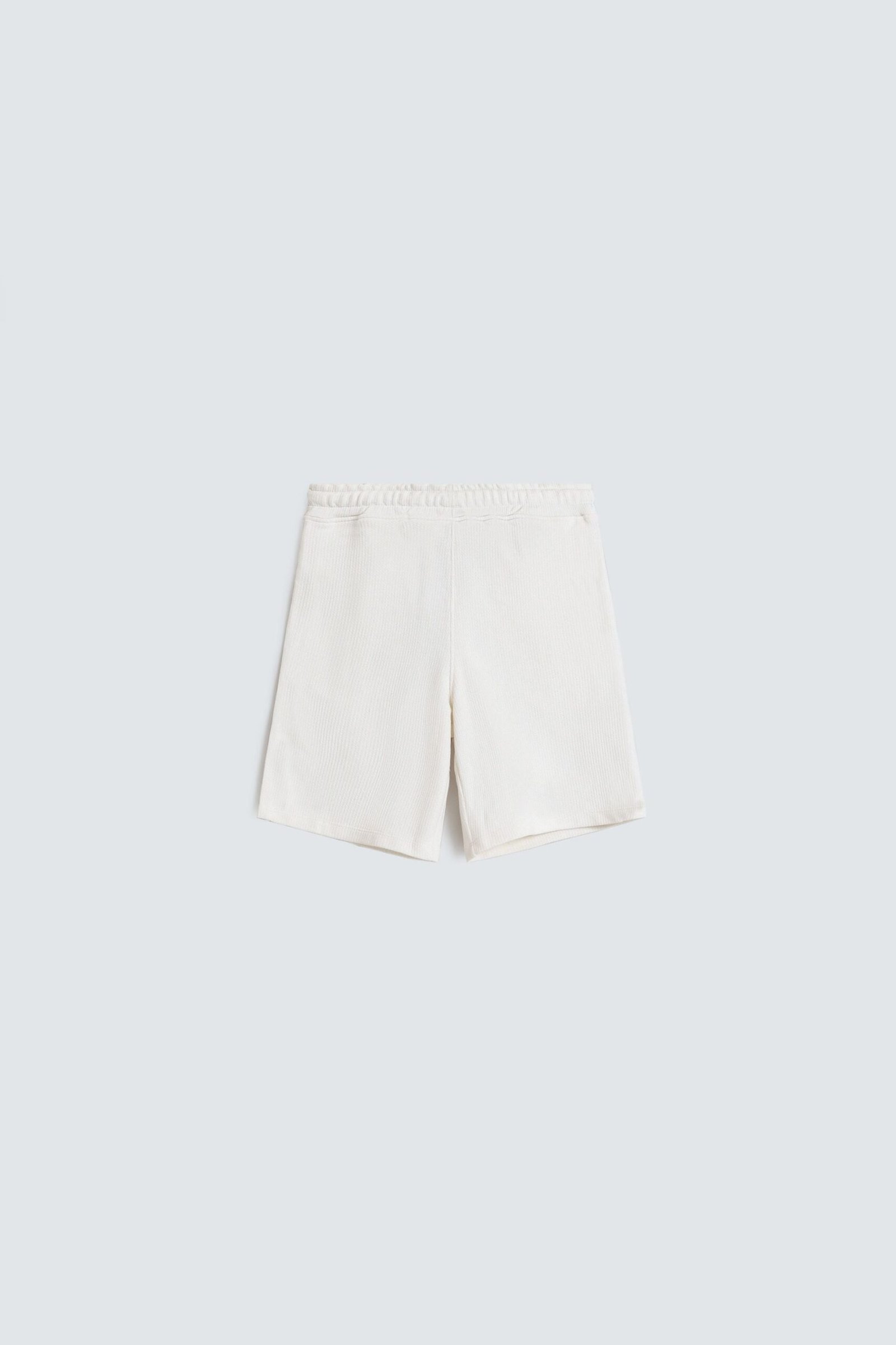 Textured Knit Shorts - Image 3