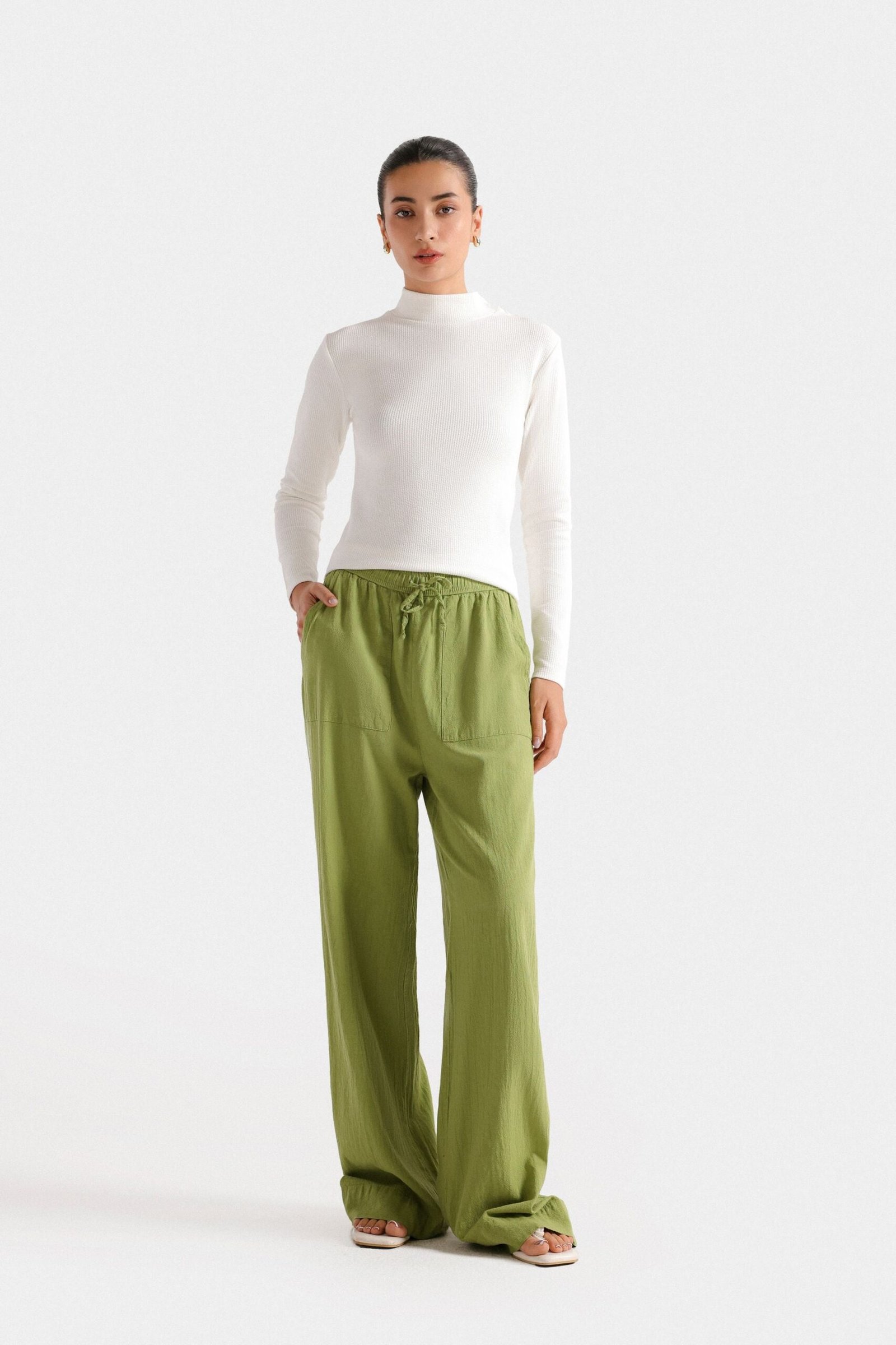 Wide Leg Trousers - Image 4