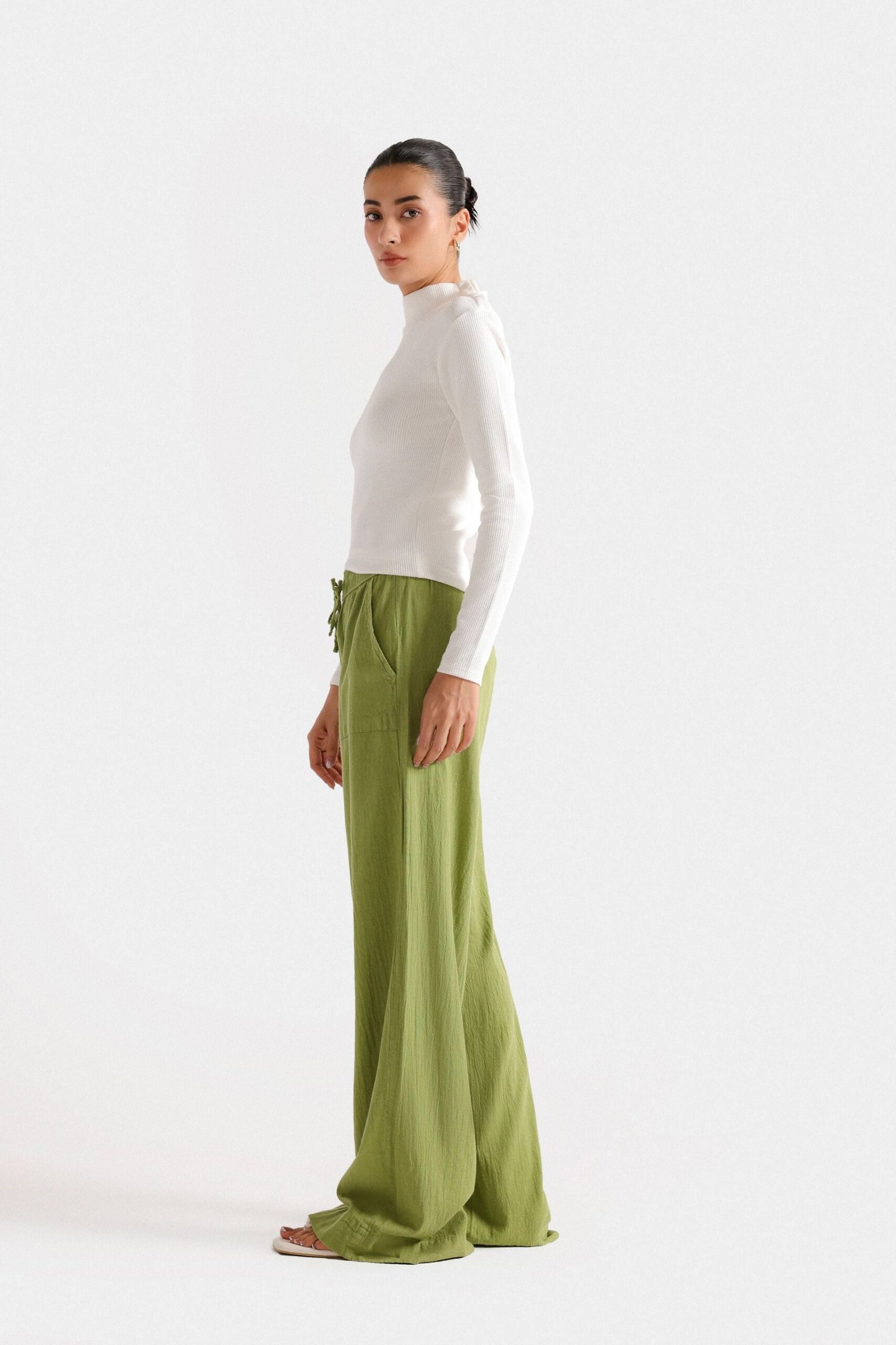 Wide Leg Trousers - Image 6