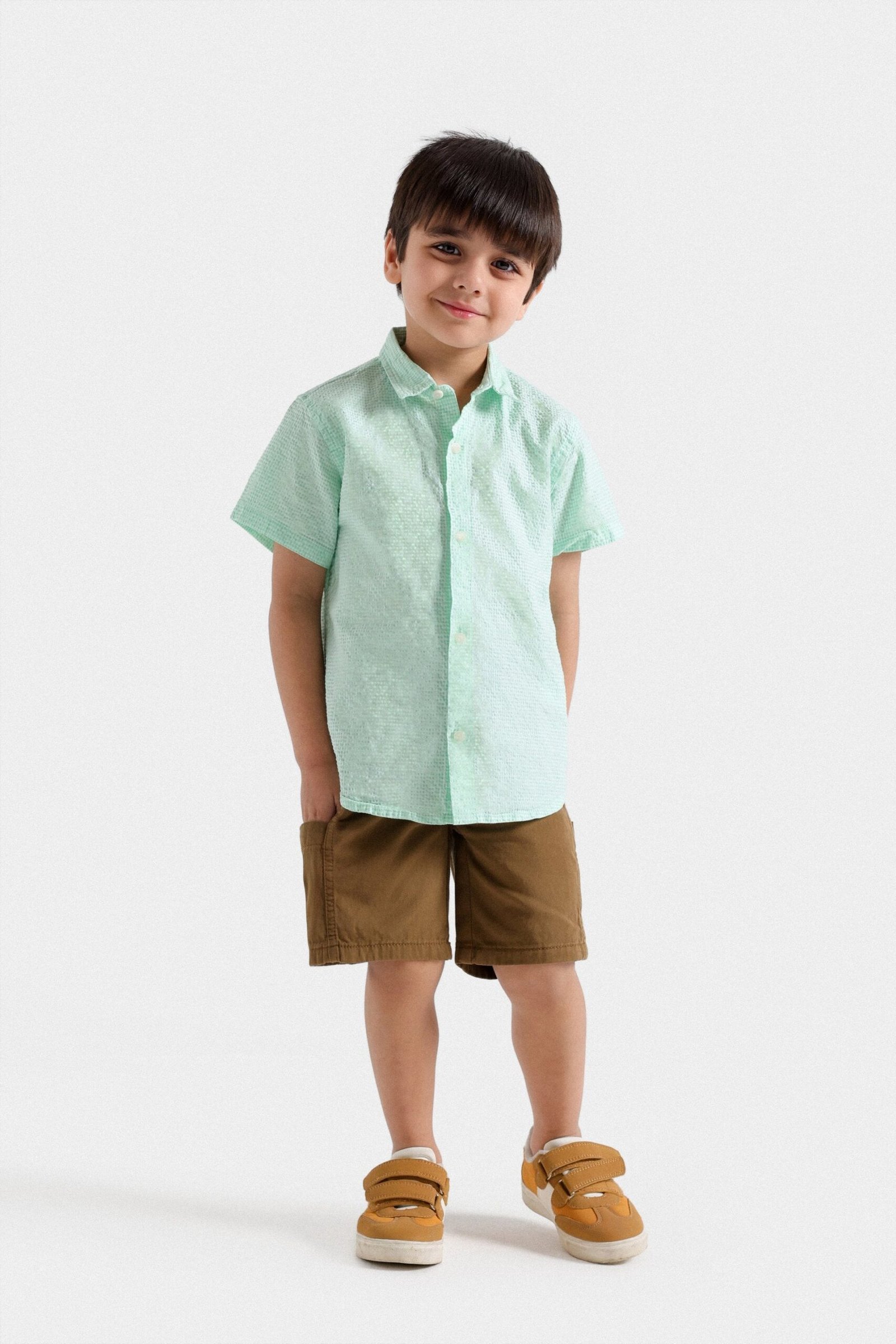 Textured Checkered Shirt - Image 9