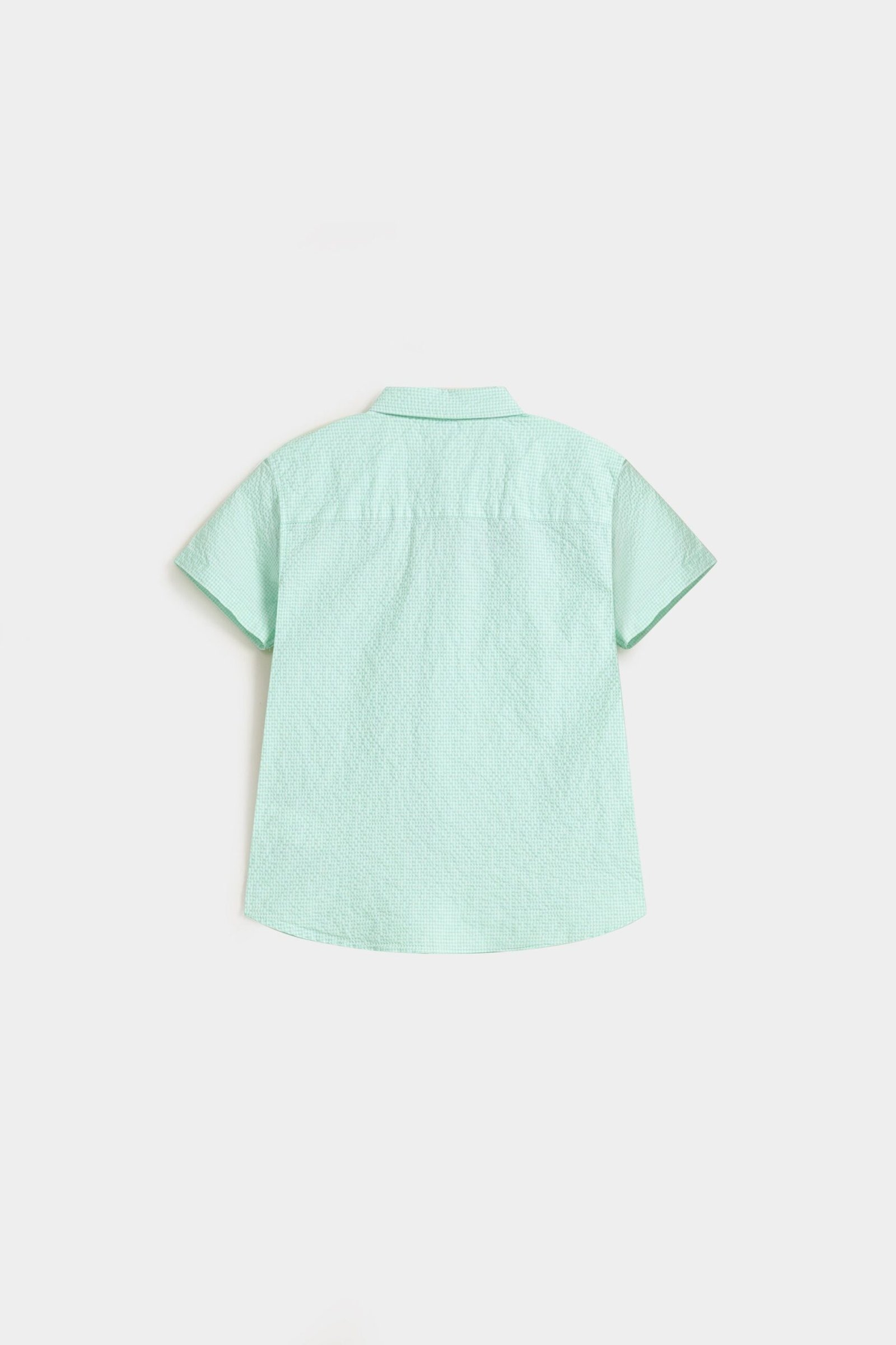 Textured Checkered Shirt - Image 8