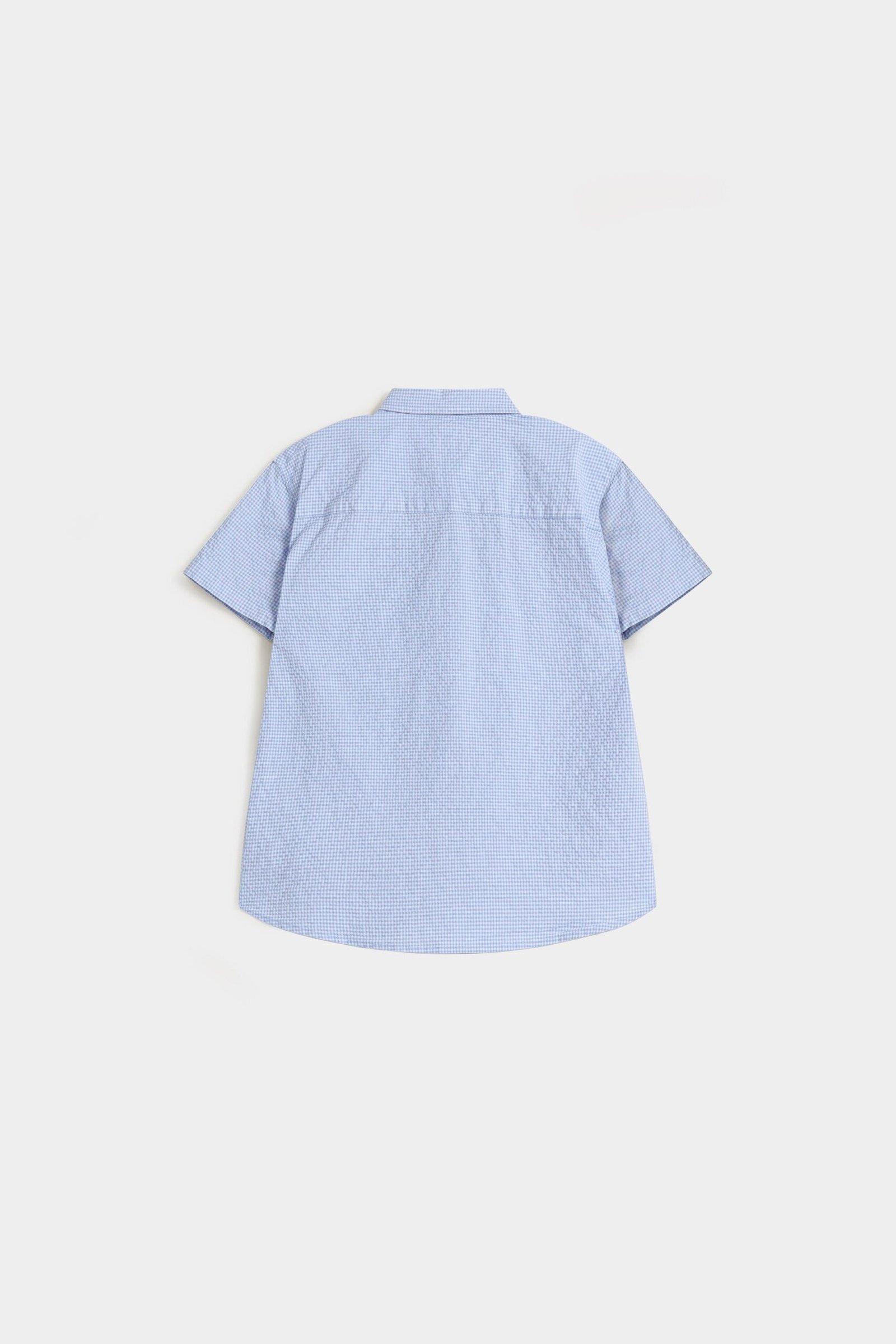 Textured Checkered Shirt - Image 3