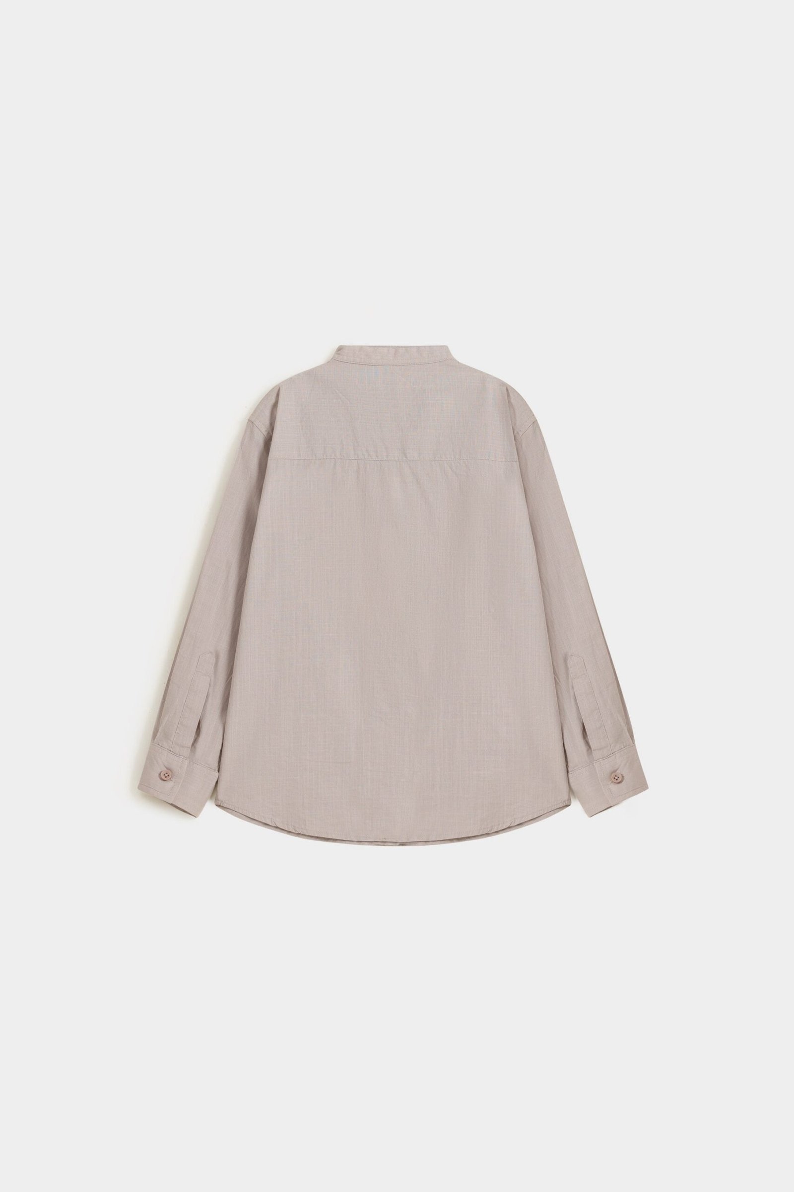 Basic Mandarin Collar Shirt - Image 9